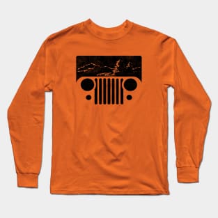 Adventuring CJ Jeep Long Sleeve T-Shirt